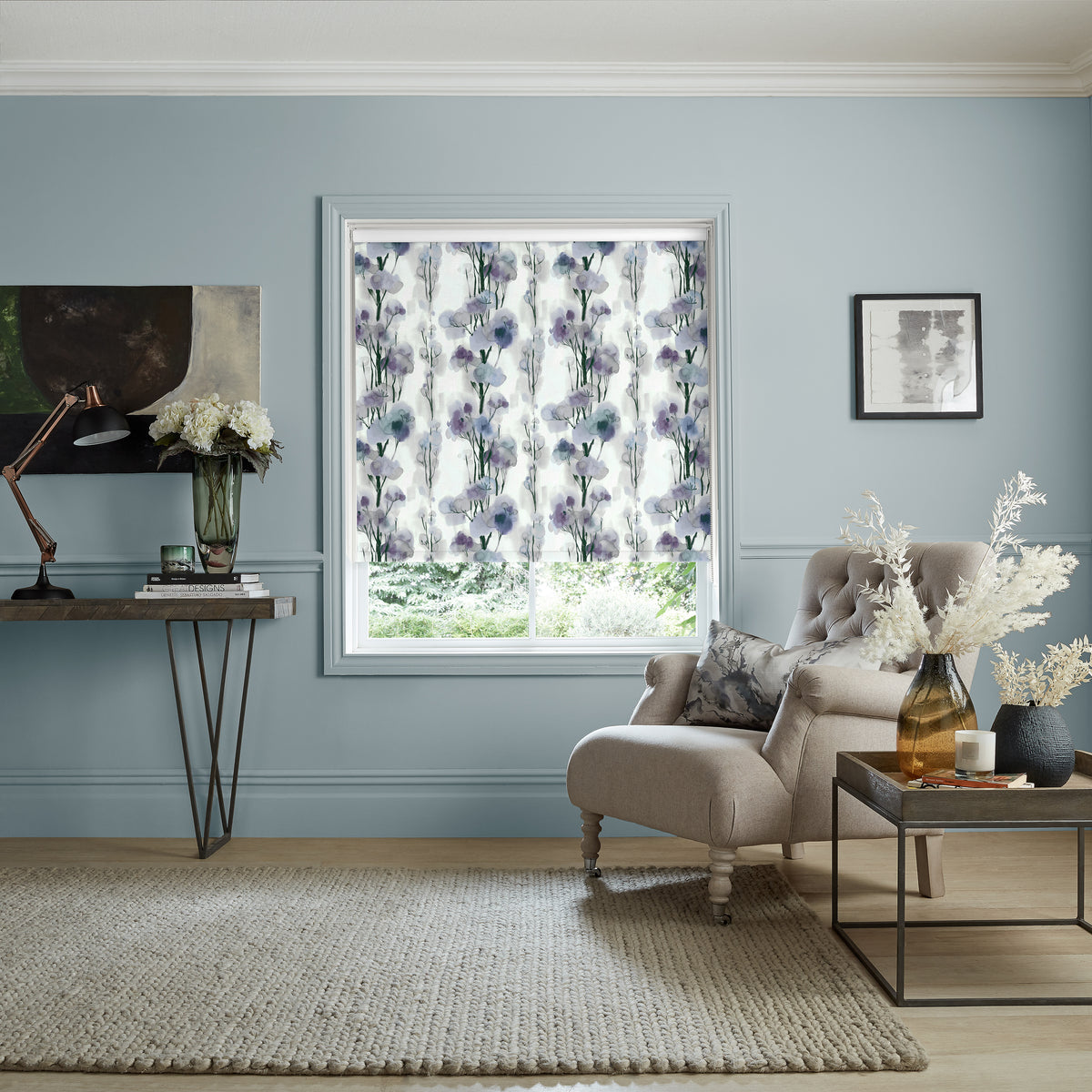 Voyage Aether Made to Measure Blackout Roller Blind Amethyst