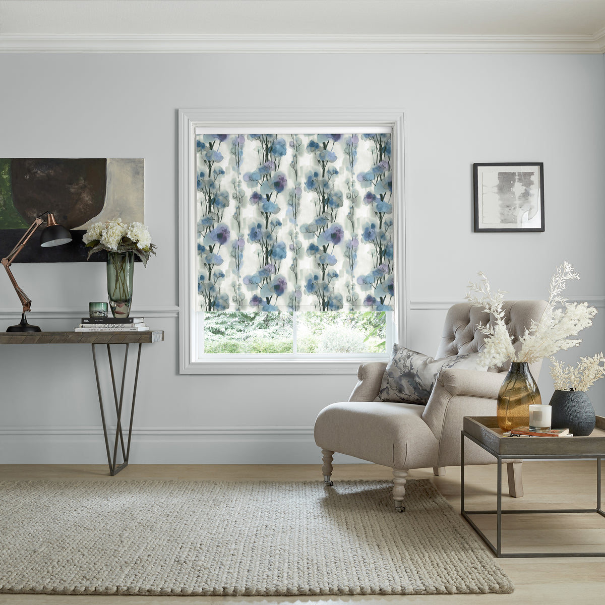 Voyage Aether Made to Measure Blackout Roller Blind Midnight