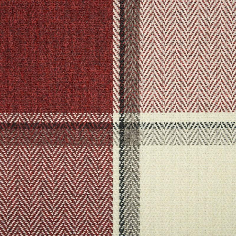 Alderney Fire Retardant Upholstery Fabric Rosso