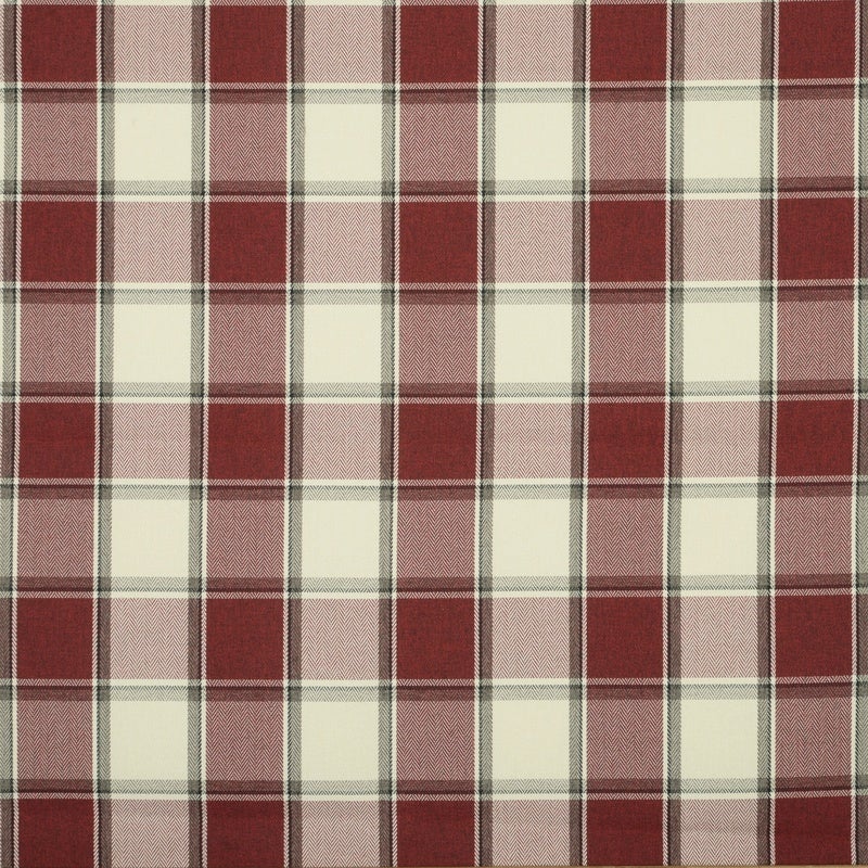 Alderney Fire Retardant Upholstery Fabric Rosso