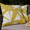 Fusion Alma Outdoor Filled Cushion 43cm x 43cm Teal Ochre