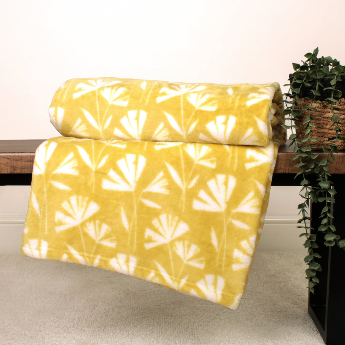 Alma Throw 120cm x 150cm Ochre