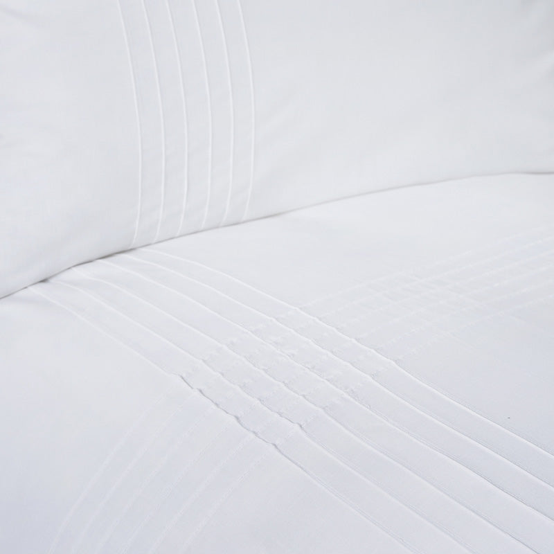 Serene Amalfi Duvet Cover Bedding Set White