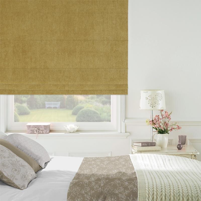 Amalfi Made to Measure Roman Blind Mustard