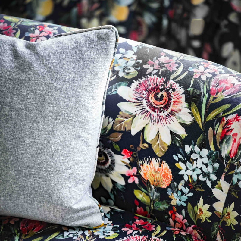 Clarke & Clarke Paradise Velvet Fabric Midnight
