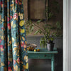 Clarke & Clarke Fruta Velvet Fabric Teal