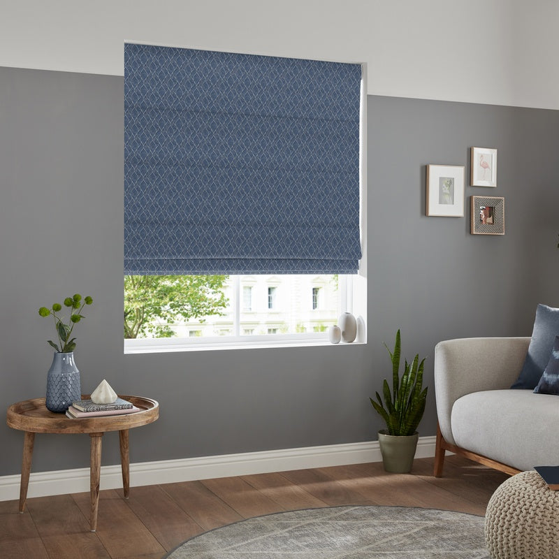 Nico Made to Measure Roman Blind Indigo