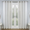 Antigua Eyelet Ready Made Single Voile Curtain Natural