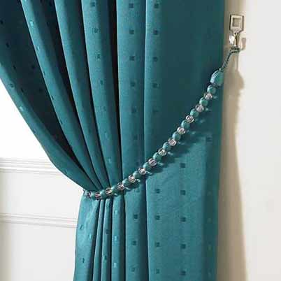 Madison Lined Ready Made Eyelet Curtains Teal