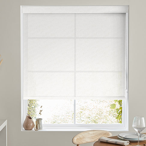 Illusion Texture Made to Measure Roller Blind White 5