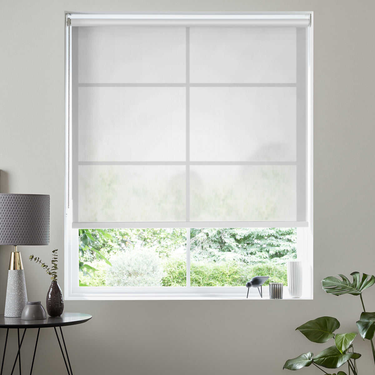 Illusion Made to Measure Roller Blind White 5