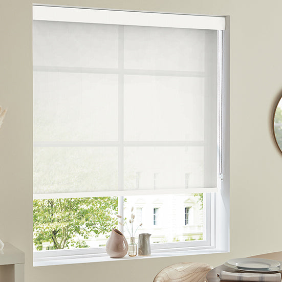 Illusion Made to Measure Roller Blind White 8
