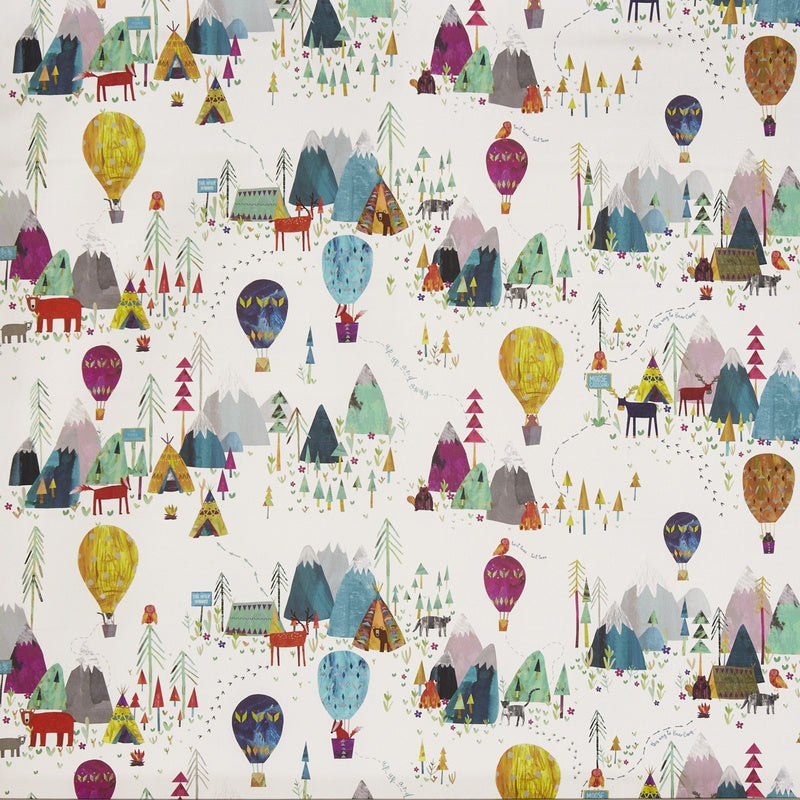 Prestigious Textiles Away We Go Fabric Rainbow