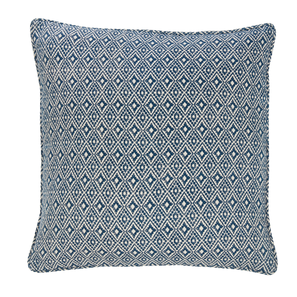 Aztec Filled Cushion 45cm x 45cm Navy