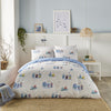 Fusion Beach Huts Duvet Cover Bedding Set Blue