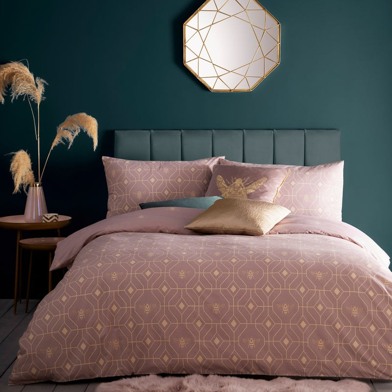 Furn Bee Deco Duvet Cover Bedding Set Blush