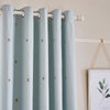Sophie Allport Bee Blackout Ready Made Eyelet Curtains Duck Egg