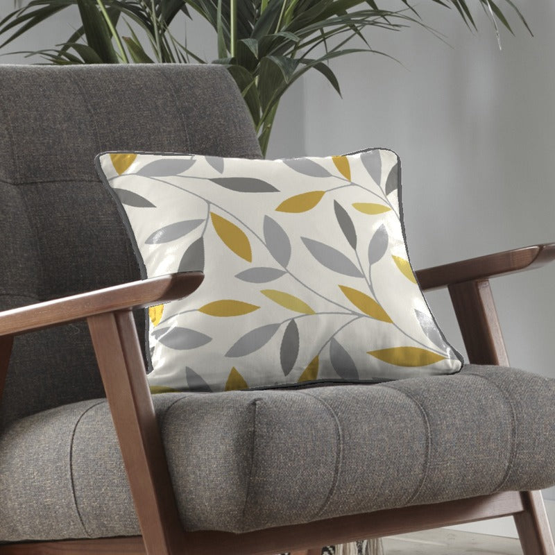 Fusion Beechwood Ready Made Eyelet Curtains Ochre
