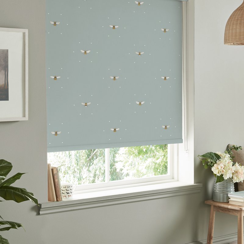 Sophie Allport Bees Made to Measure Roller Blind Sky