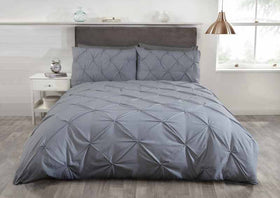 Balmoral Duvet Cover Bedding Set Silver