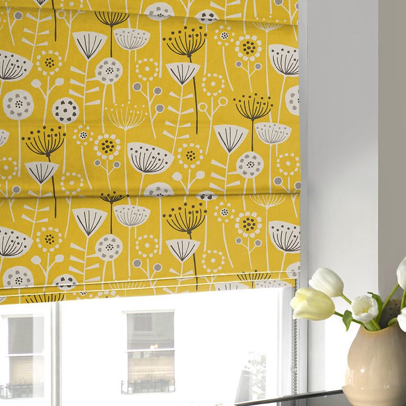 Bergen Made to Measure Roman Blind Ochre