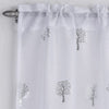 Birch Ready Made Single Voile Curtain White