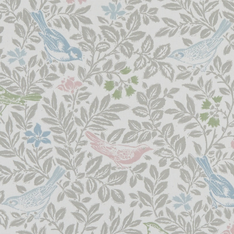 Clarke & Clarke Bird Song Fabric Pastel