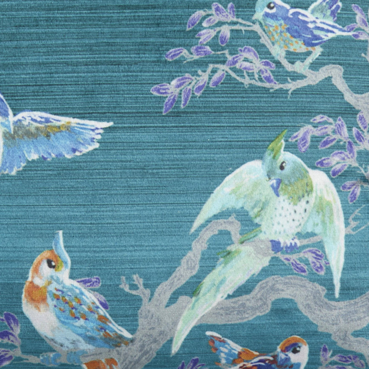 Laurence Llewelyn-Bowen Birdity Absurdity Filled Cushion 43cm x 43cm Blue