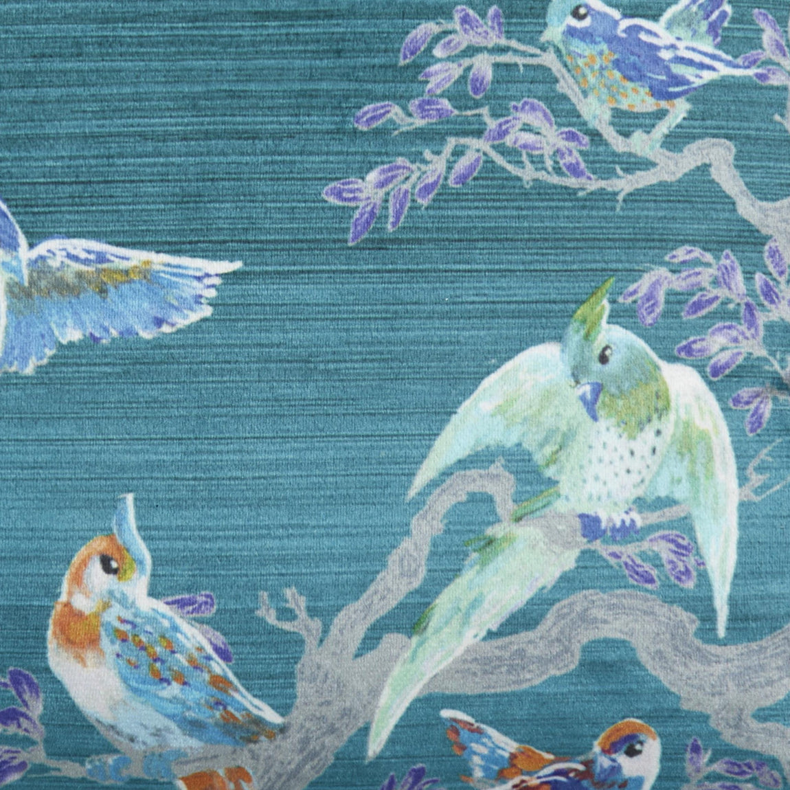 Laurence Llewelyn-Bowen Birdity Absurdity Filled Cushion 43cm x 43cm Blue