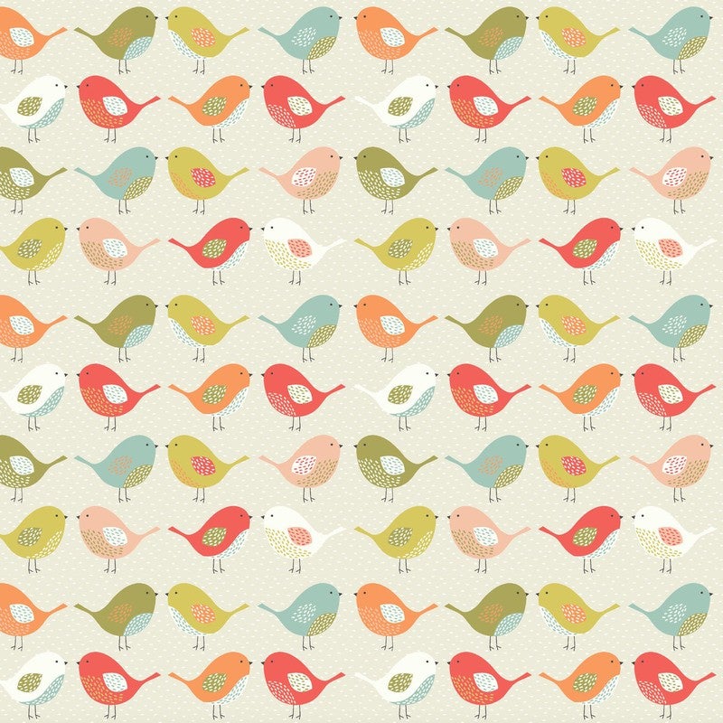 Birds Fabric Multi