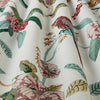 iLiv Birds of Paradise Embroidered Fabric Damson