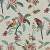 iLiv Birds of Paradise Embroidered Fabric Damson