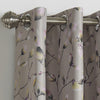 Blossom Bud Blackout Ready Made Eyelet Curtains Pink