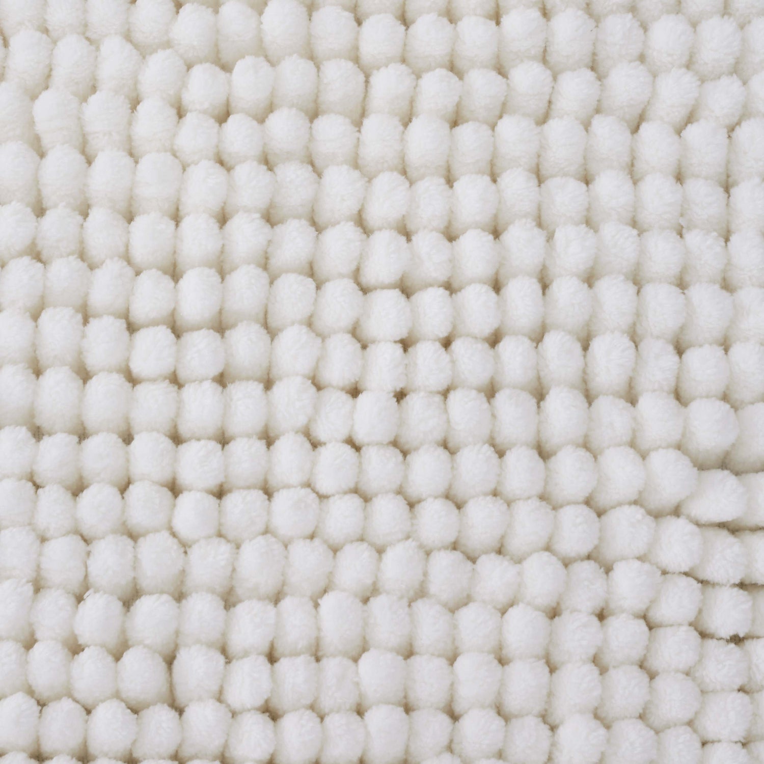 Catherine Lansfield Bobble Bath Mat 50cm x 80cm Cream