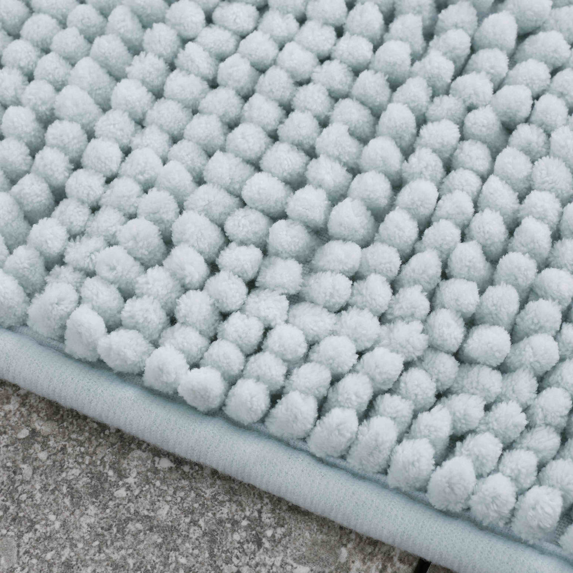 Catherine Lansfield Bobble Bath Mat 50cm x 80cm Duck Egg Blue
