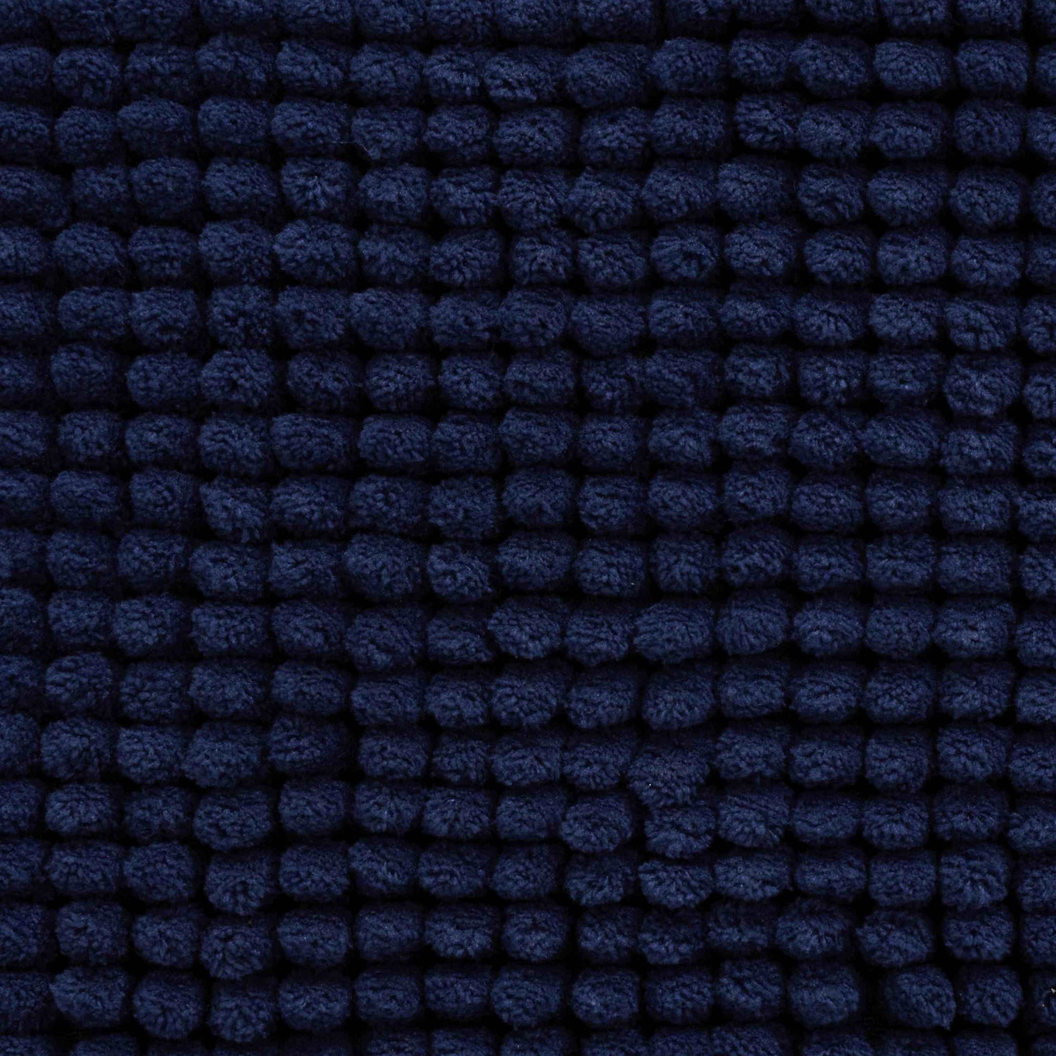 Catherine Lansfield Bobble Bath Mat 50cm x 80cm Navy Blue