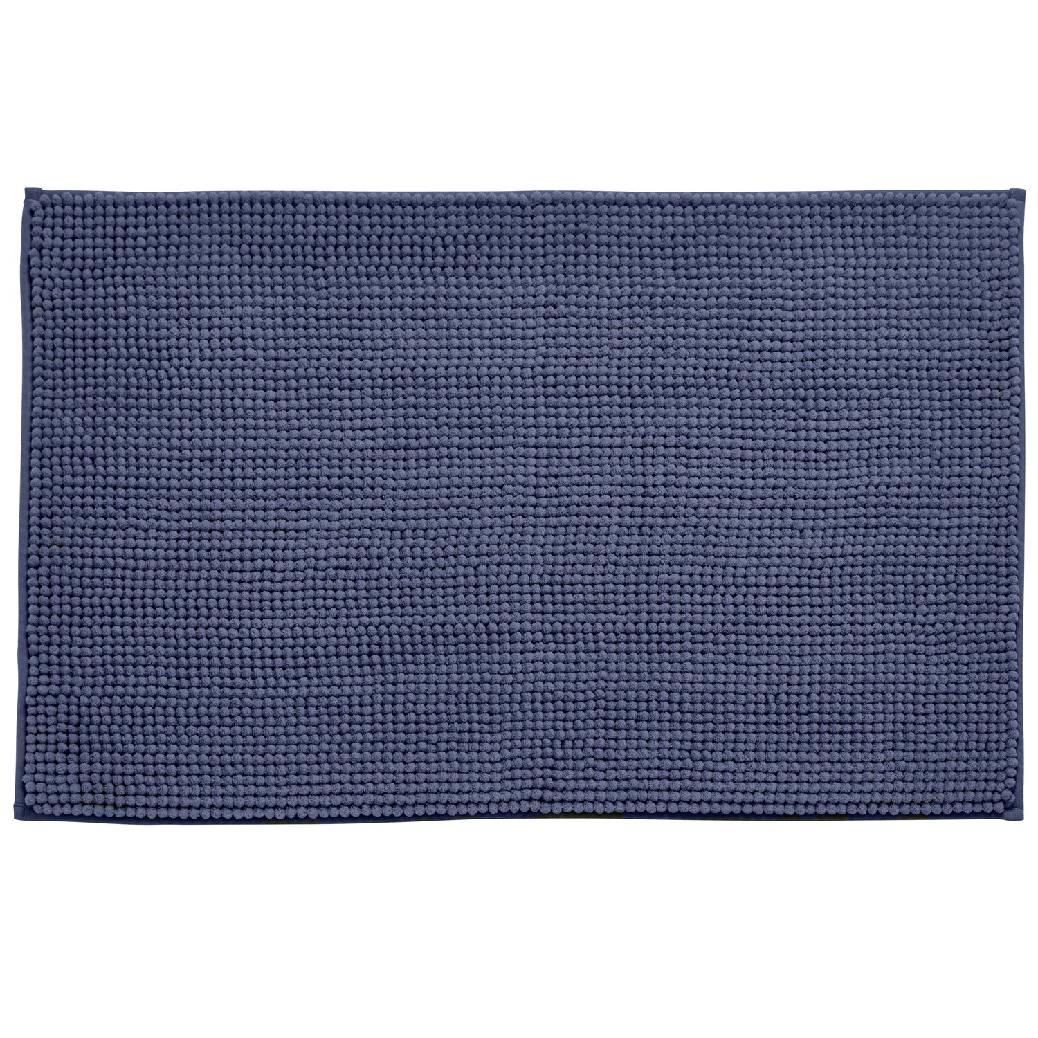 Catherine Lansfield Bobble Bath Mat 50cm x 80cm Navy Blue