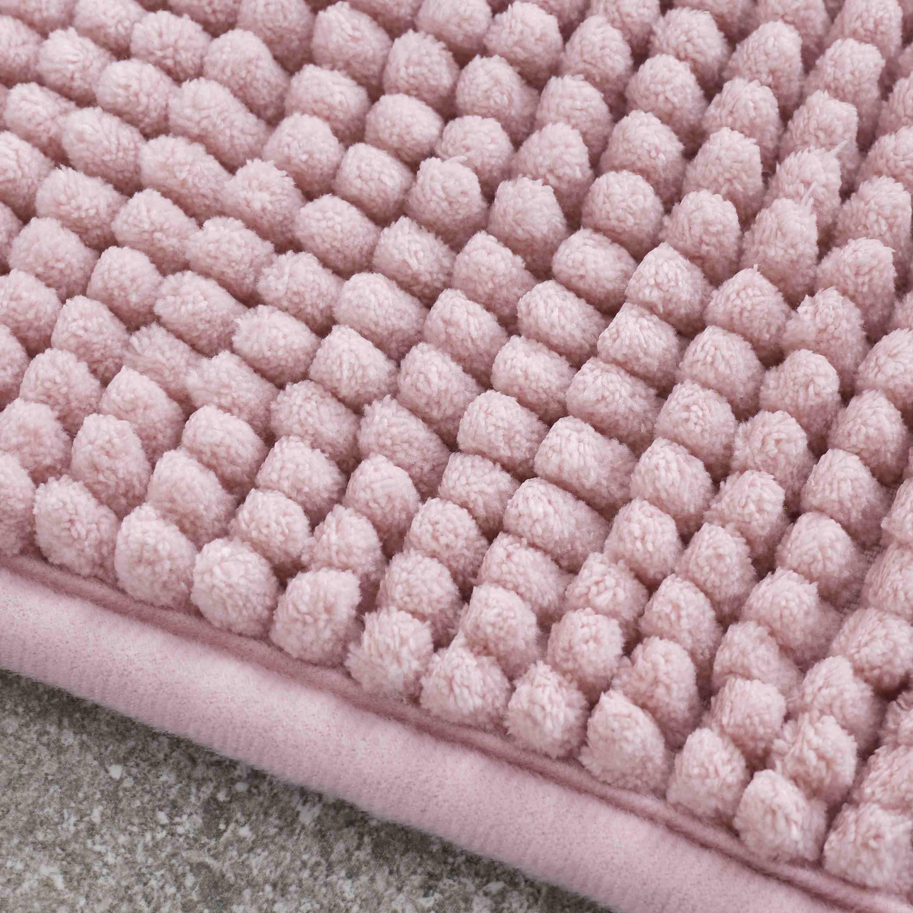 Catherine Lansfield Bobble Bath Mat in Pink 96 Star Rating Terrys