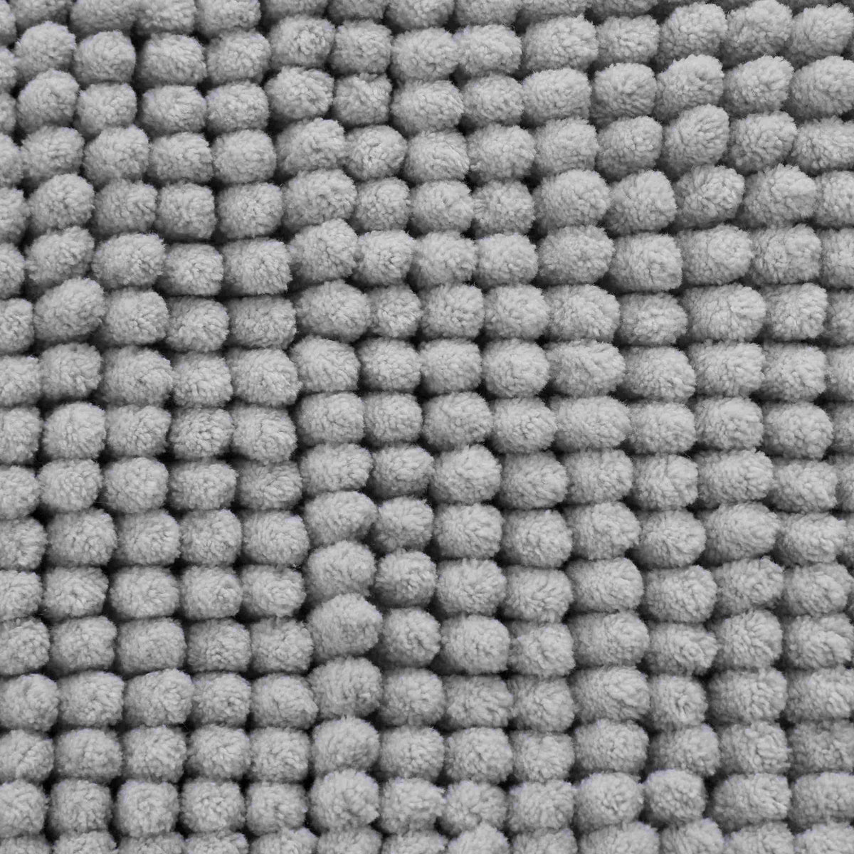 Catherine Lansfield Bobble Bath Mat 50cm x 80cm Silver Grey