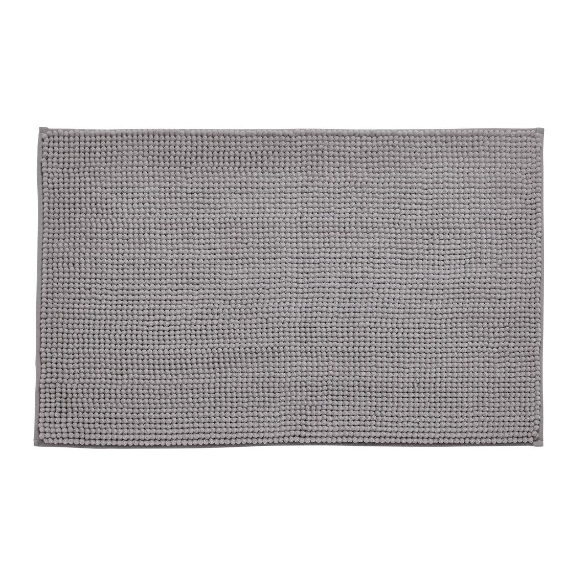 Catherine Lansfield Bobble Bath Mat 50cm x 80cm Silver Grey