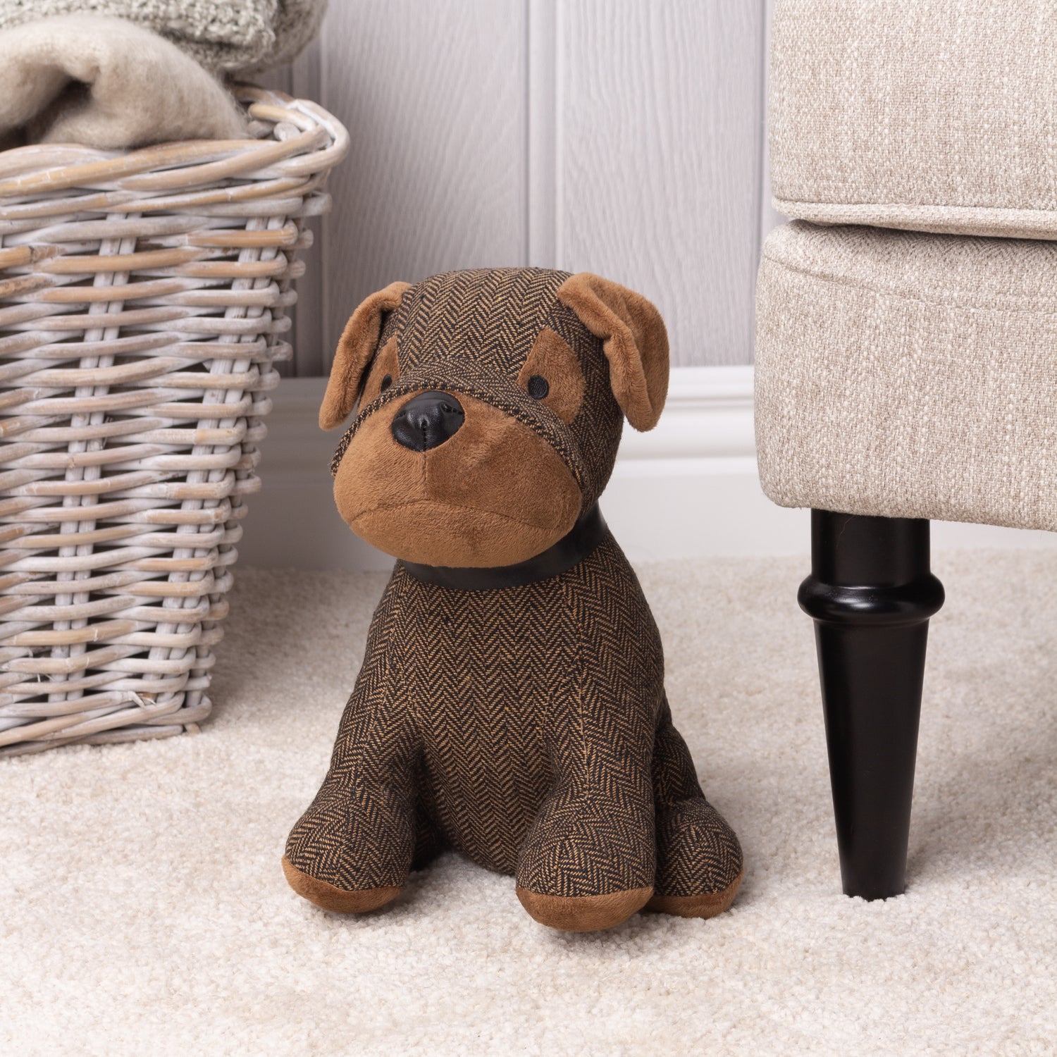 Boston Doorstop 38cm x 28cm Brown