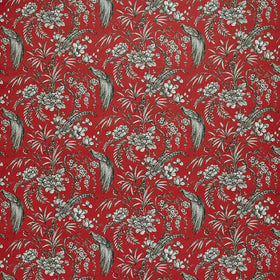 Ashley Wilde Botanist Fabric Crimson