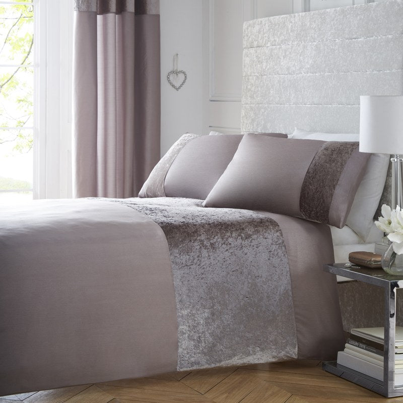 Boulevard Duvet Cover Bedding Set Mink