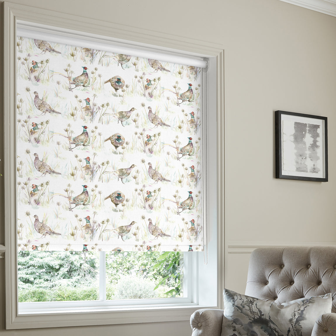 Voyage Bowmont Made to Measure Blackout Roller Blind Pheasant