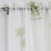 Bracken Ready Made Single Voile Curtain Green
