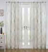 Bracken Ready Made Single Voile Curtain Green