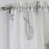 Bracken Ready Made Single Voile Curtain Grey