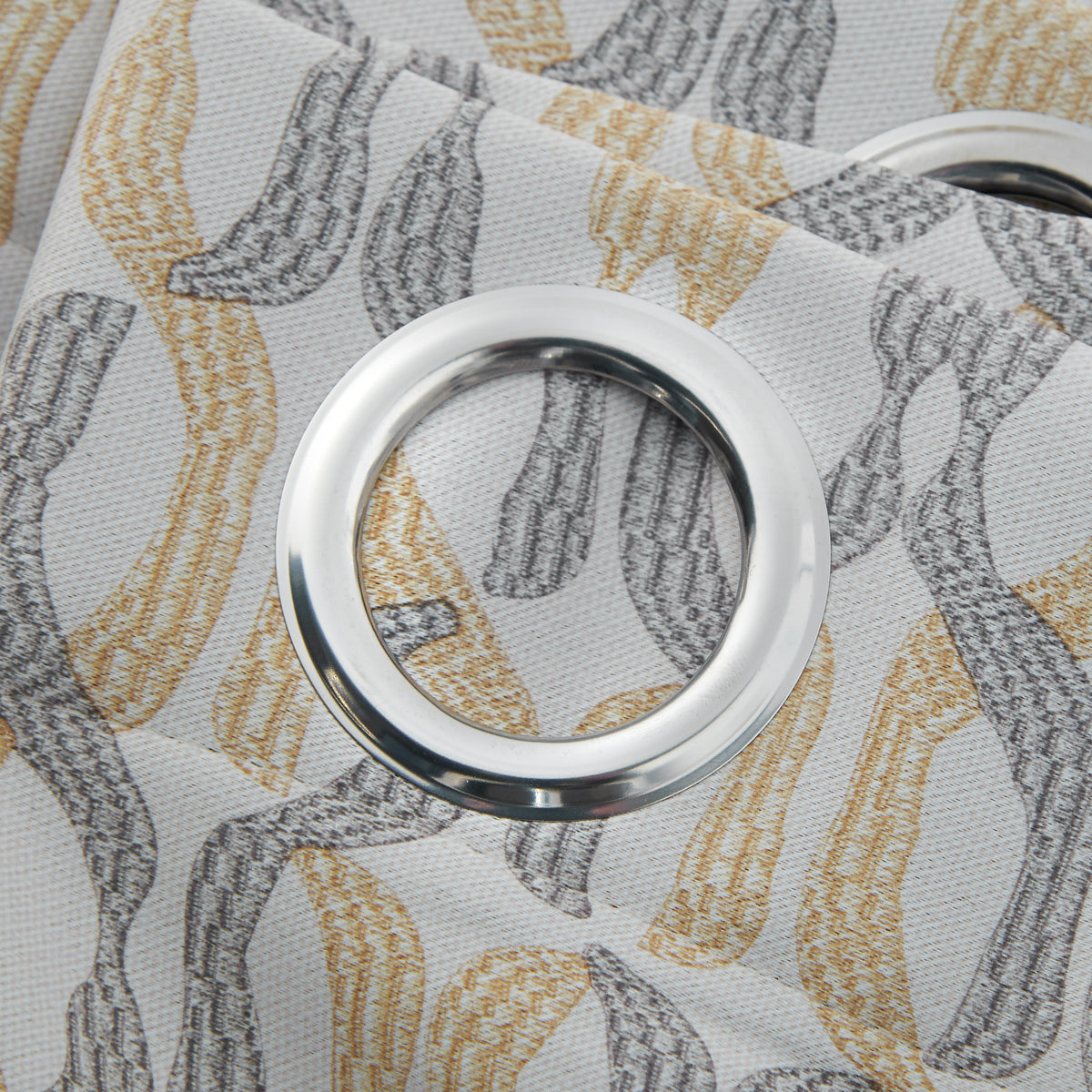 Cambourne Blockout Ready Made Eyelet Curtains Ochre
