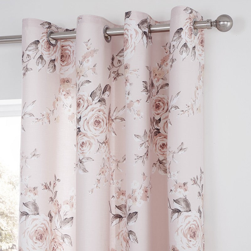 Catherine Lansfield Canterbury Duvet Cover Bedding Set Blush
