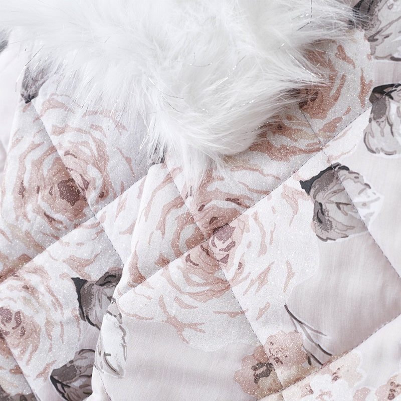 Catherine Lansfield Canterbury 220cm x 230cm Bedspread Blush
